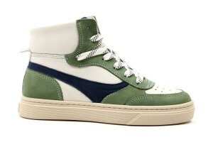 Bana & Co sneaker, offwhite/groen (maat 32-40)