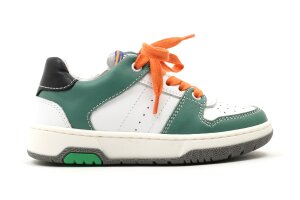 Romagnoli sneaker, wit/groen (maat 25-35)