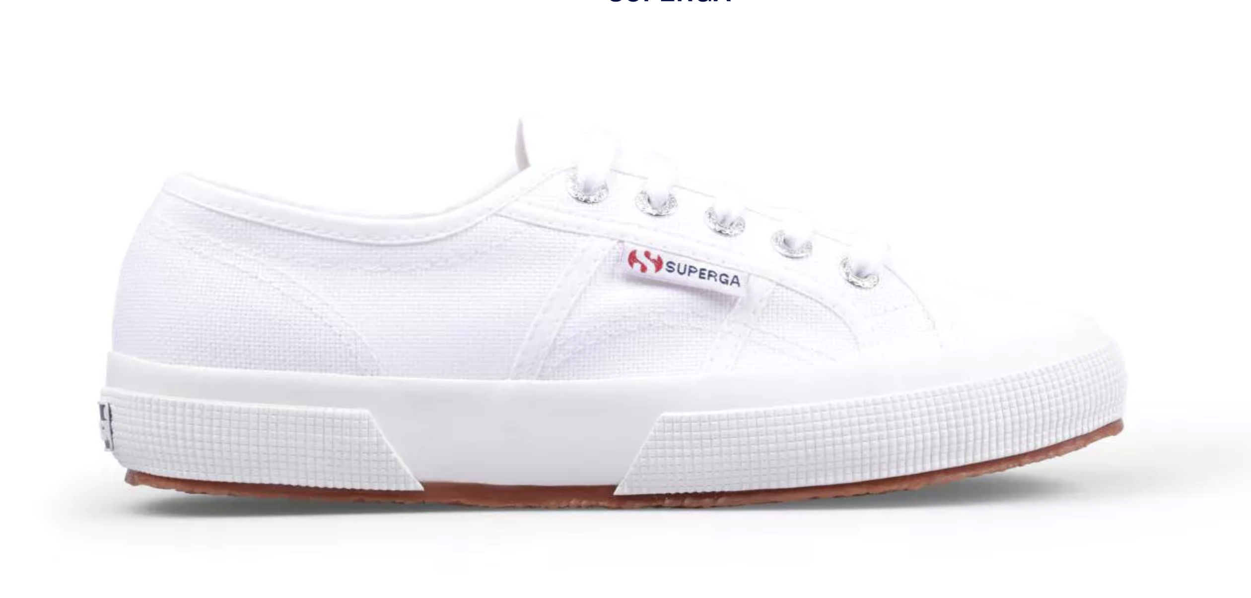Superga sneakers - wit (maat 36-41) | Hippeschoentjes