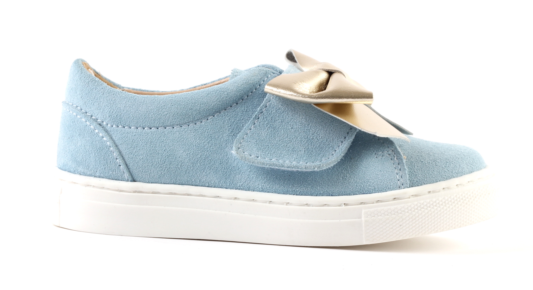 Eli loafers strik - pastelblauw (maat 26-36) | Hippeschoe