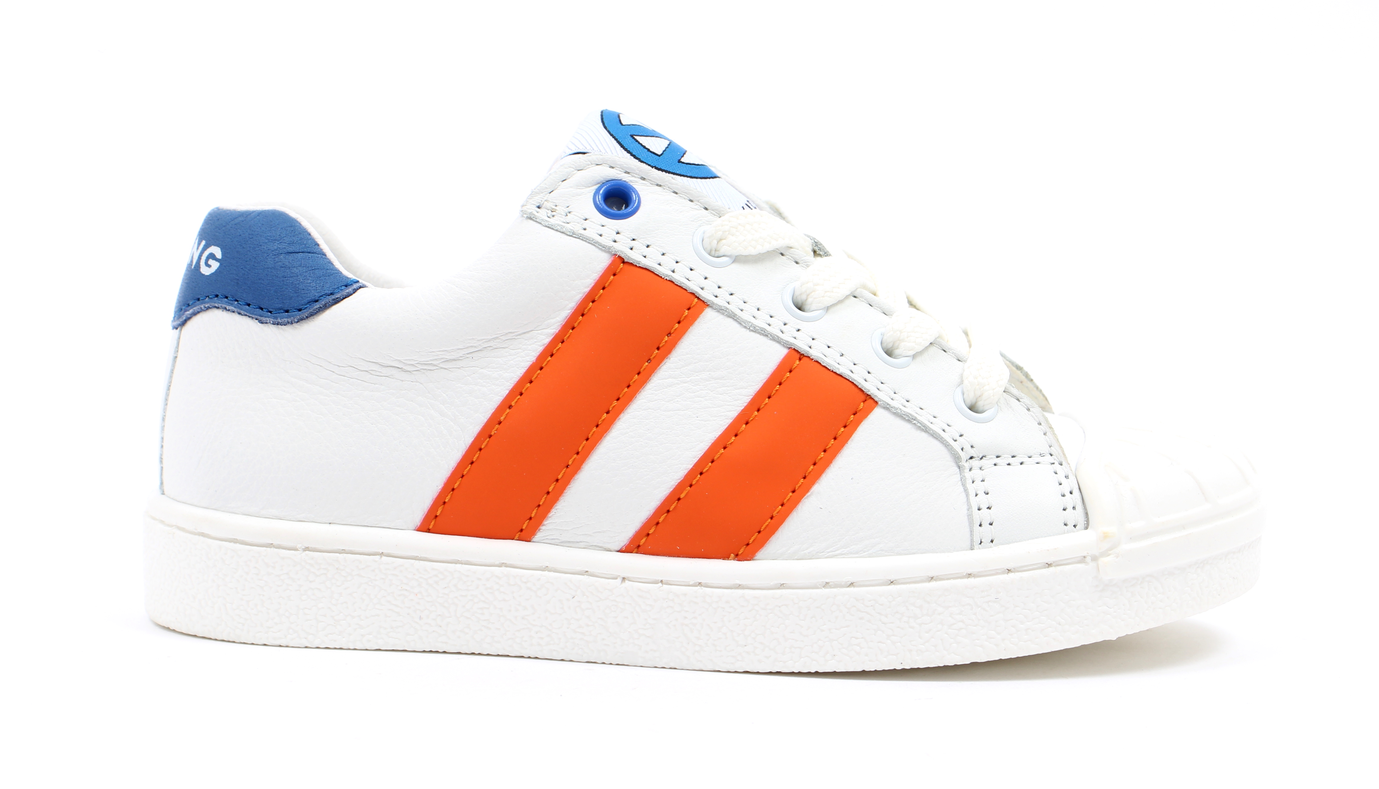 Kipling sneaker - wit (maat 26-38) | Hippeschoentjes