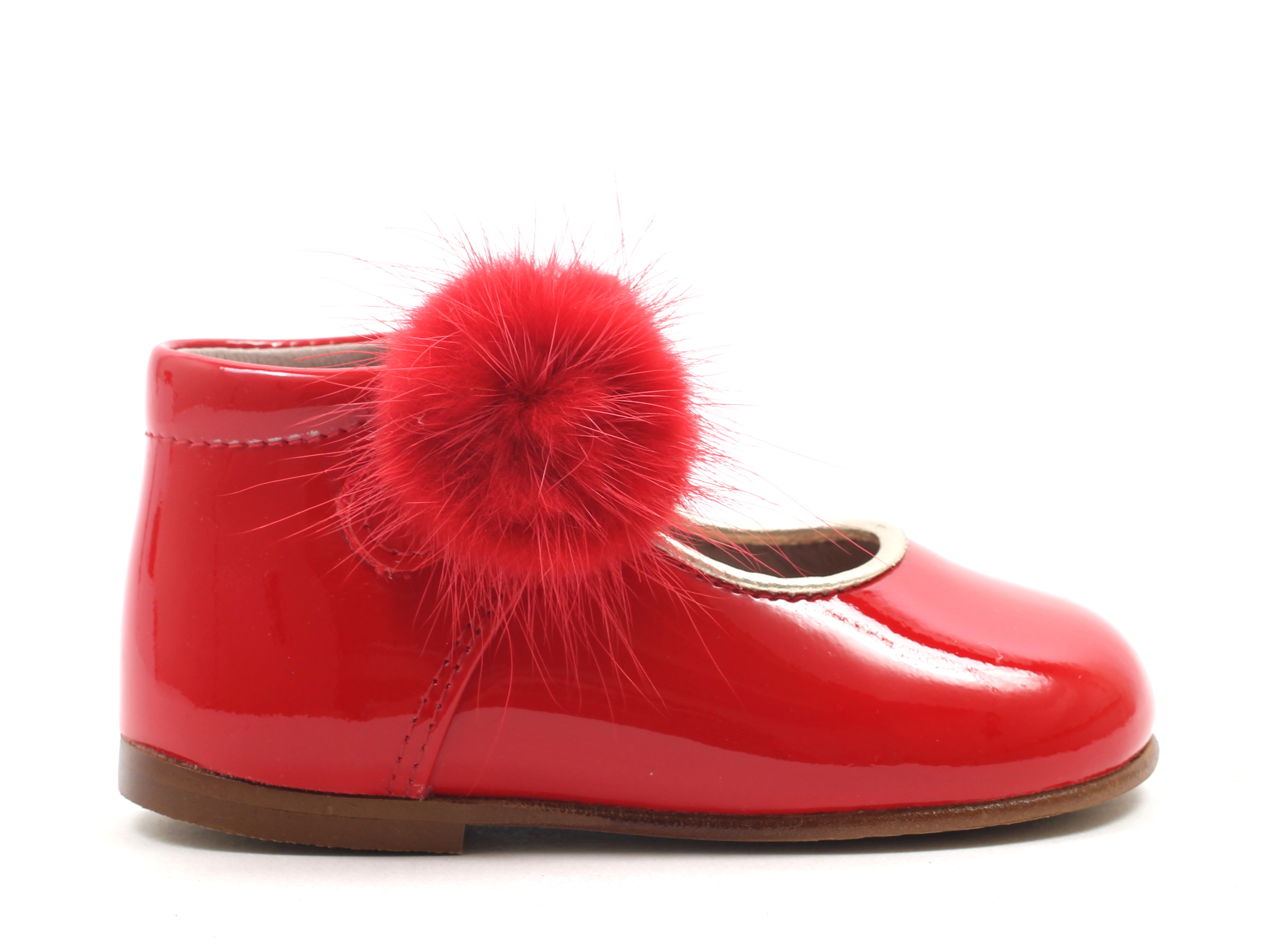 Eli ballerina - rood lak (maat 20-25) | Hippeschoentjes