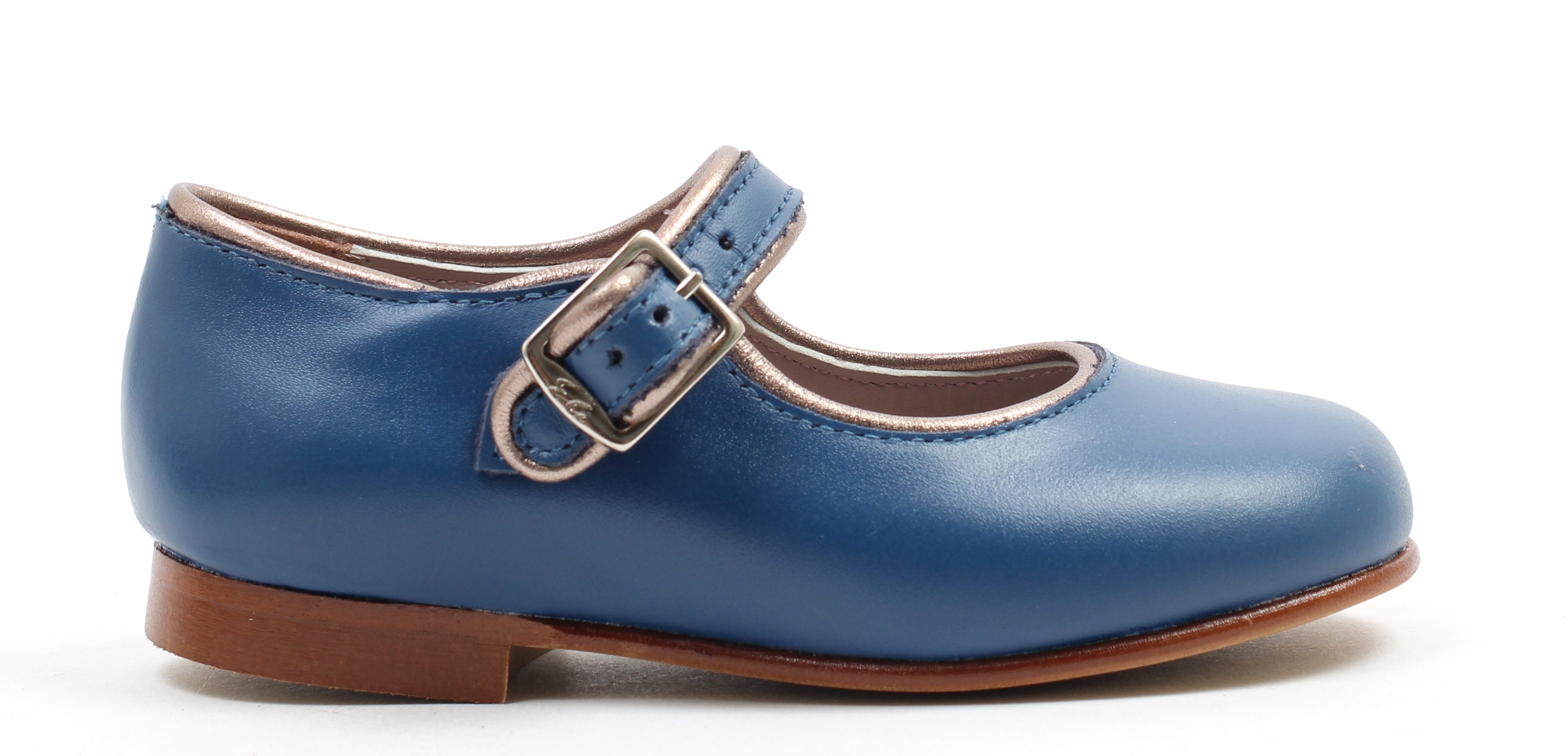 Eli gespschoen - vintage blauw (maat 24-34) | Hippeschoe