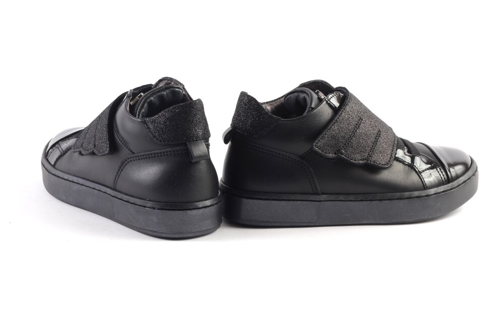 Stones and Bones sneakers - zwart (maat 27-34)