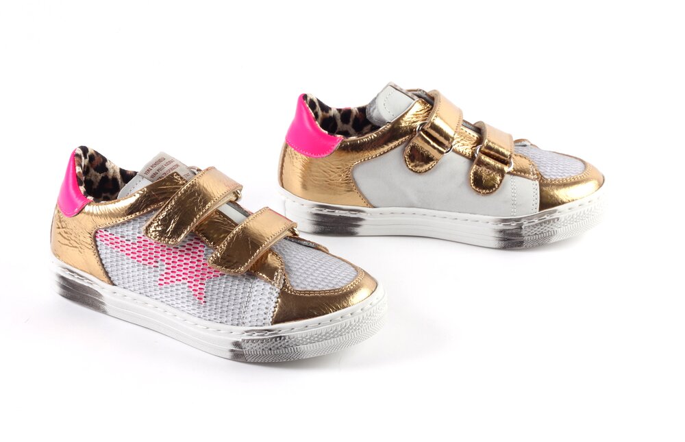 Rondinella sneaker - goud (maat 26-34) | Hippeschoentjes