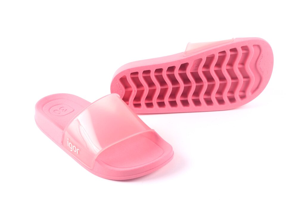 Igor slippers beach - koraal (maat 30-38) | Hippeschoentjes