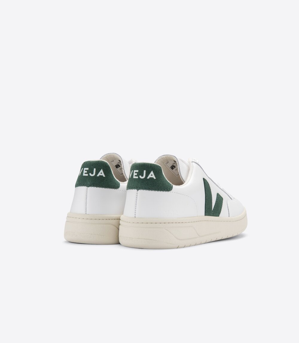 Veja sneakers - wit groen(maat 36-41) | Hippeschoentjes
