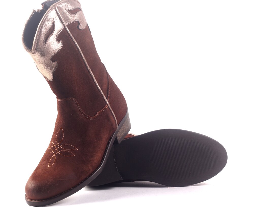 Kipling cowboy boots - kastanjebruin (maat 32-40)