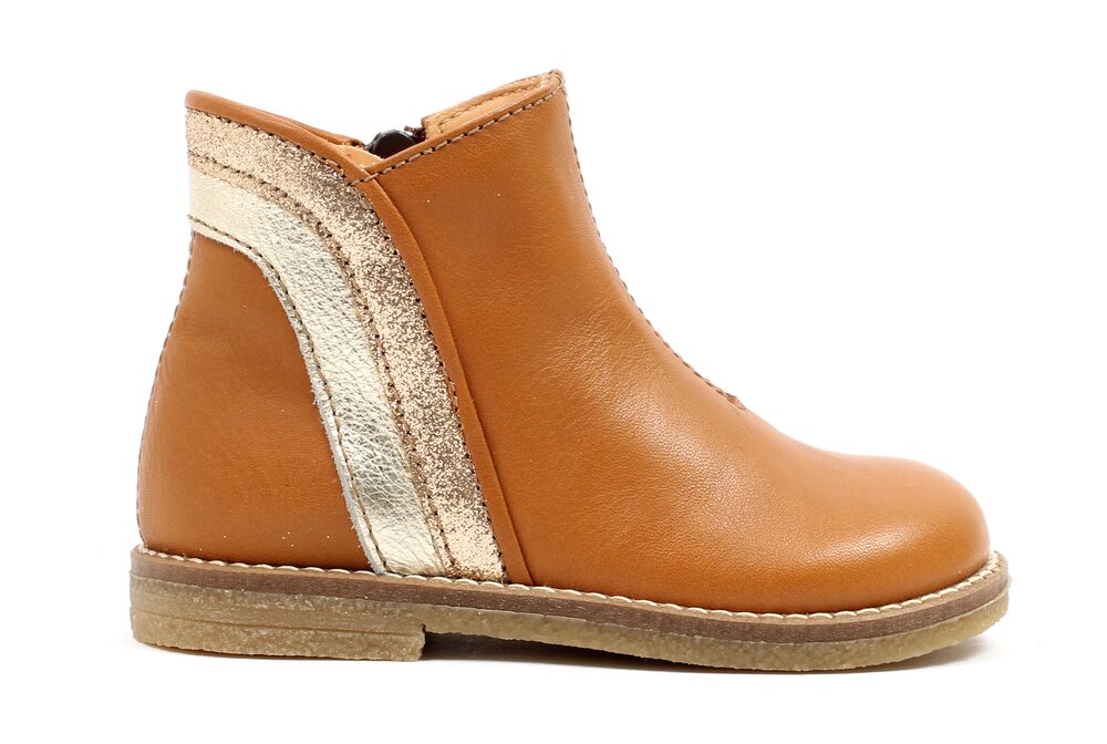 Ocra laarsje - cognac (maat 21-35) | Hippeschoentjes