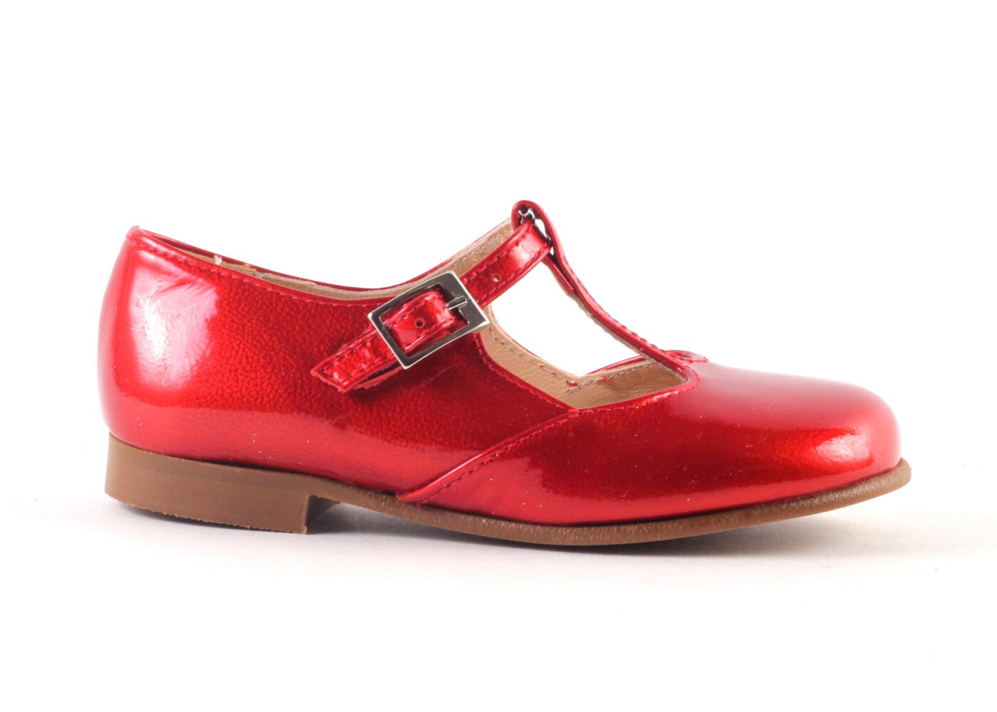 Eli gespschoen - lak rood (maat 24-35) | Hippeschoentjes