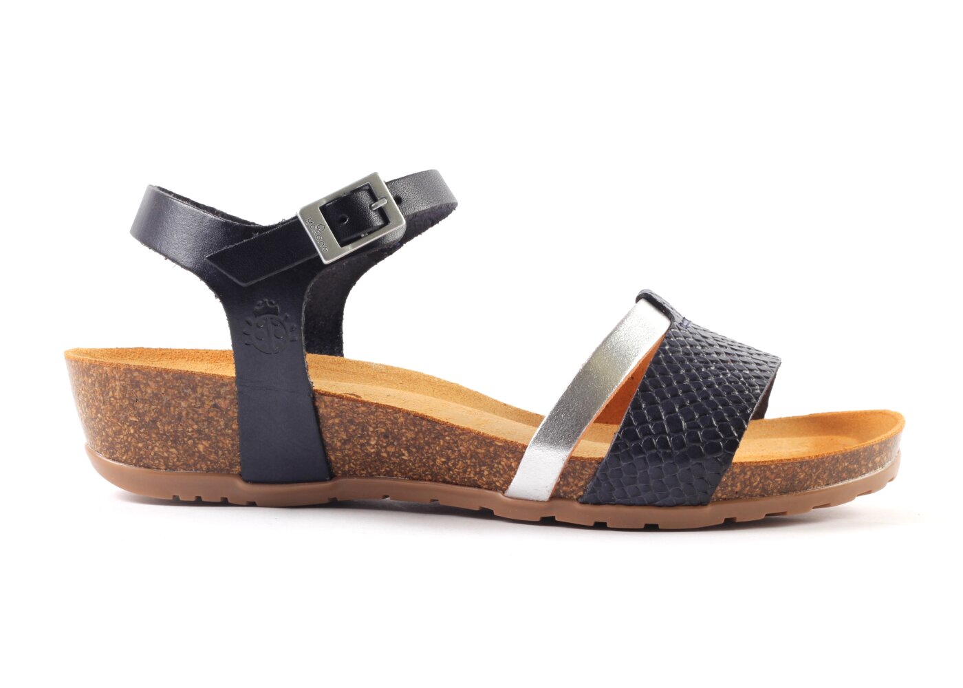 Yokono sandaal capri - navy zilver (maat 36-42)