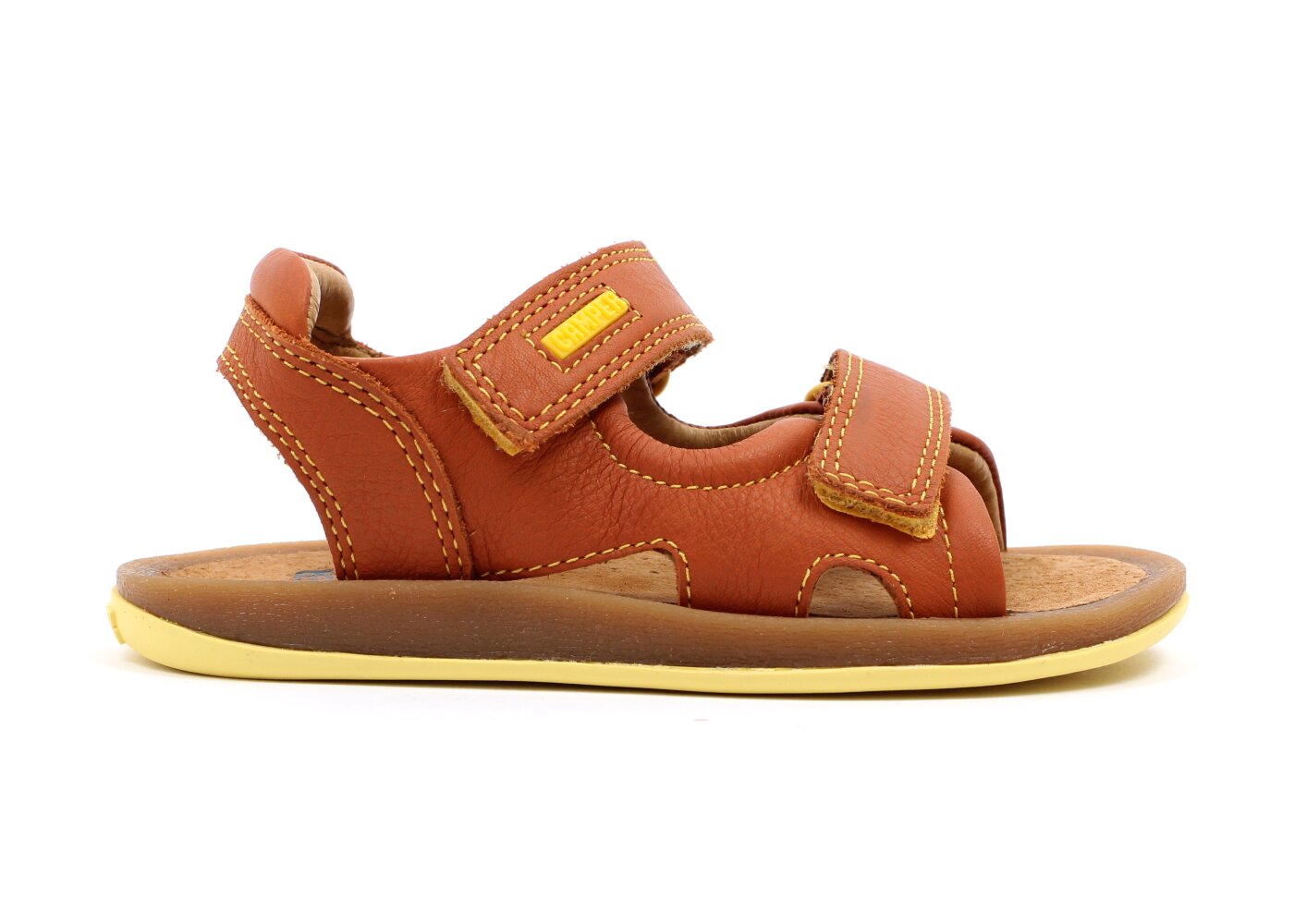 Camper sandaal - cognac (maat 26-38) | Hippeschoentjes