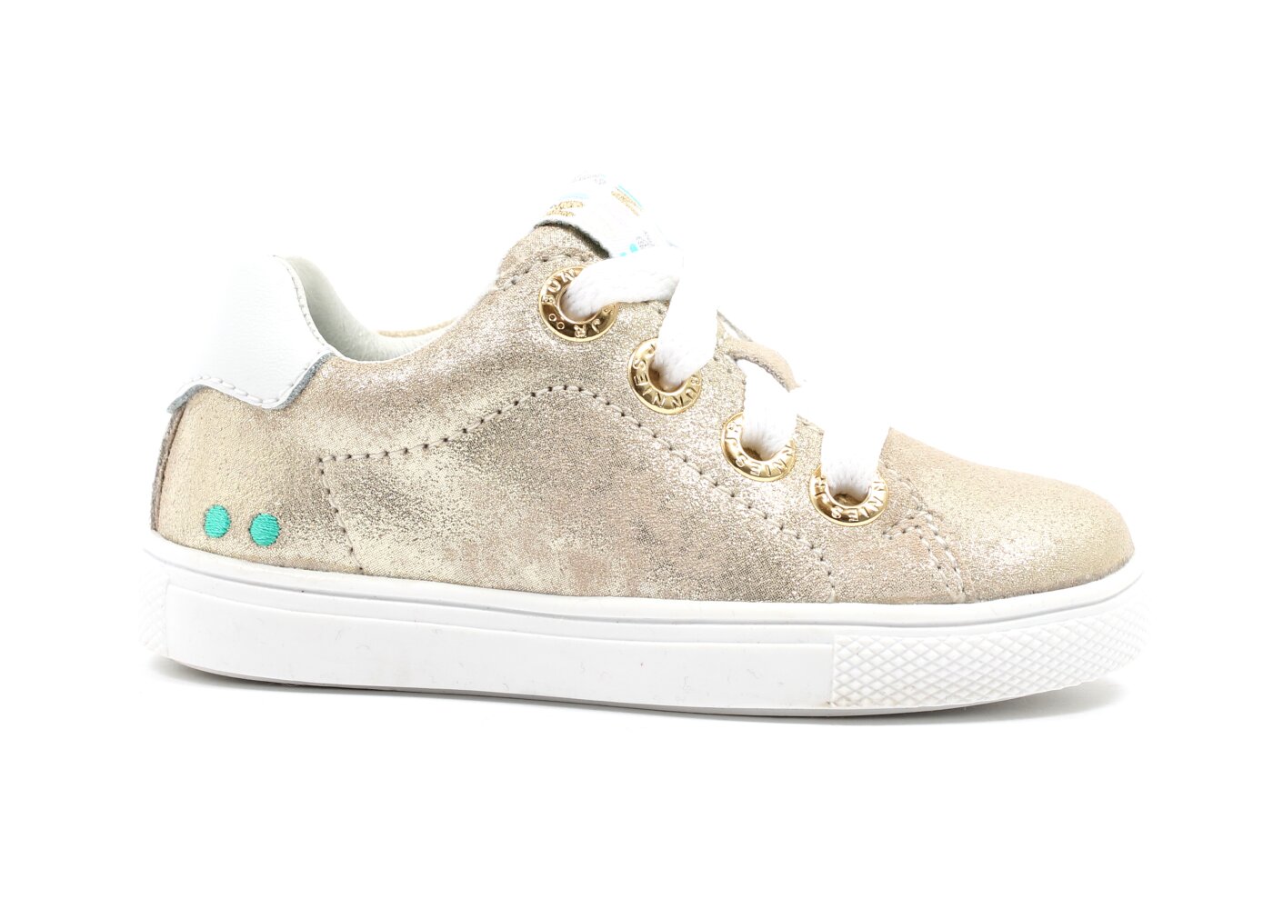 Bunnies sneakers - goud (maat 20-27) | Hippeschoentjes