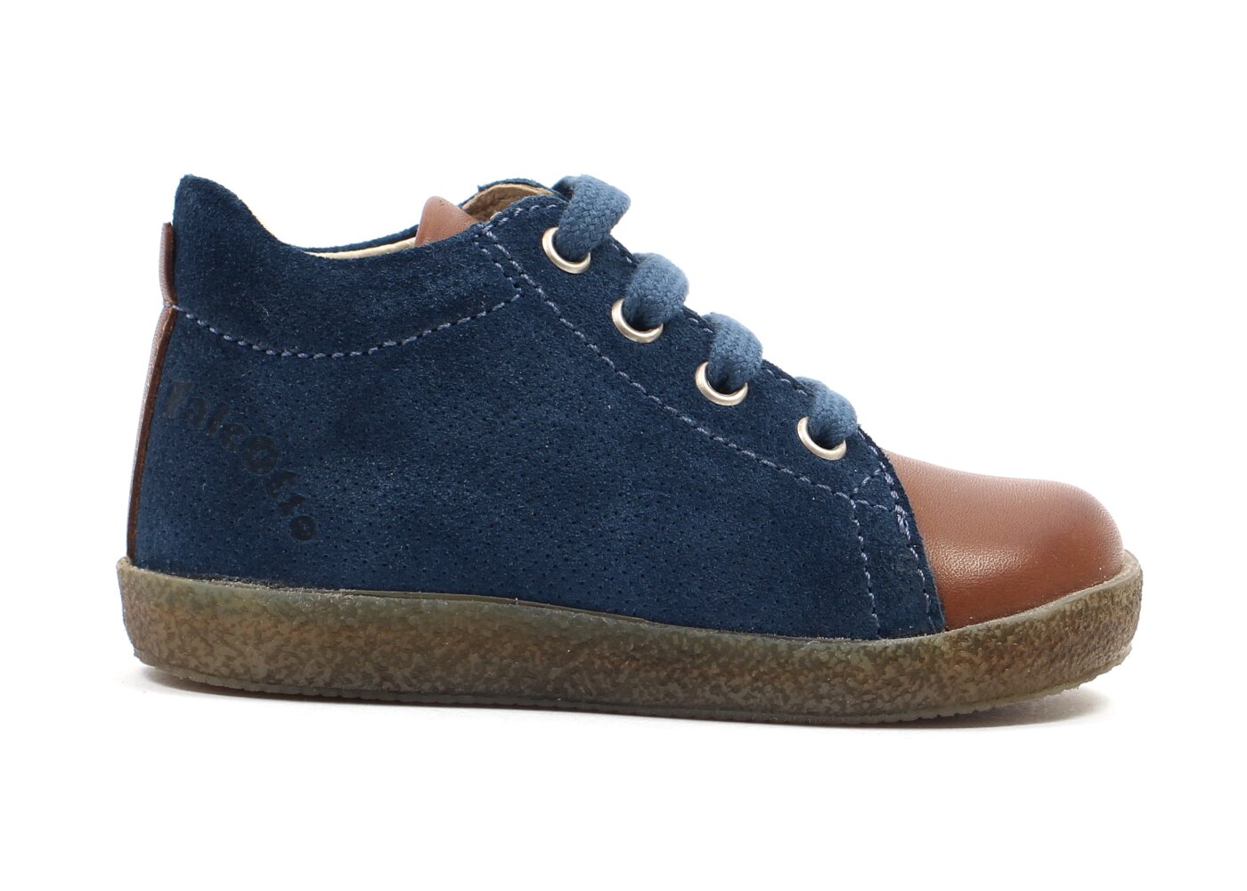 Falcotto veterschoentje - cognac blauw (maat 20-24)