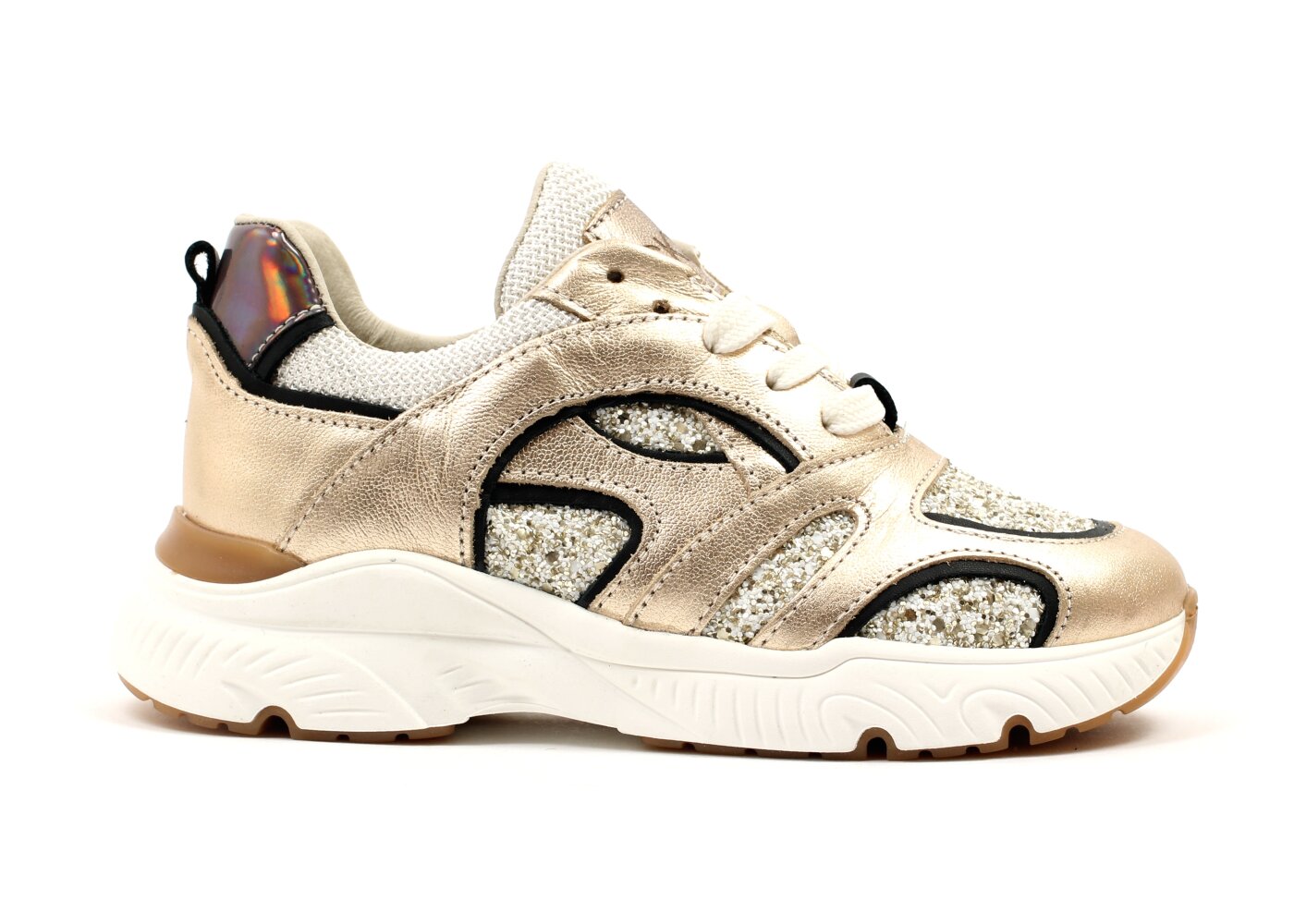 CKS runner Glitter goud (maat 30-40) Hippeschoentjes