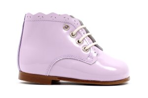 Eli veterschoentjes, lila lak (maat 19-24)