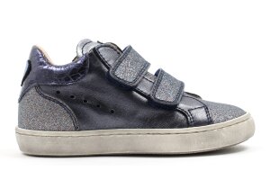 Beberlis sneakers, navy glitter (maat 24-35)