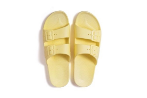 Freedom Moses slipper, pastel geel (maat 26-43)