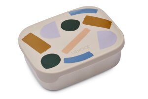 Liewood lunchbox, paint stroke sandy
