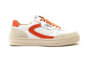 Romagnoli sneaker, wit/oranje (maat 30-40)