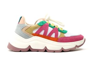 M. Moustache runner, Ornella multi roze (maat 36-42)