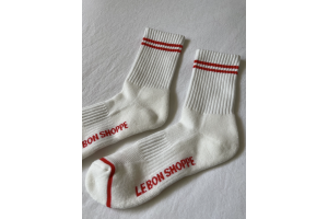 Le bon shoppe sokken, Boyfriend white(36 - 41)