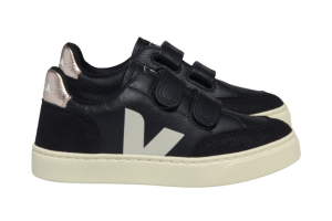 Véja sneakers velcro, Zwart (maat 23-35)