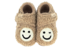 Living Kitzbühel pantoffel, smiley camel (maat 20-30)