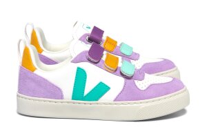 Veja sneakers V10, multi roze (maat 23-35)