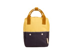 Sticky lemon rugzakje kleuter feather shuttle, colourblock yellow/navy