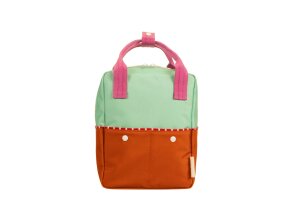 Sticky lemon rugzakje kleuter towel green, colourblock green/orange
