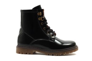 Bisgaard veterboots, zwart lak (maat 30-40)
