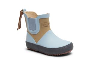 Bisgaard regenlaarsje, blauw/camel (maat 20-27)
