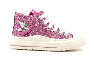 Bana & Co basketter, fuchsia glitter (maat 24-35)