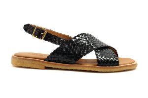 Angulus sandaal, zwart (maat 36-42)