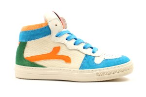 Rondinella basketters, multi turquoise (maat 27-35)