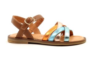 Romagnoli sandaal, cognac multicolor (maat 26-33)