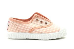 Cienta Loafers, ruitjes oudroze  (maat 22-42)