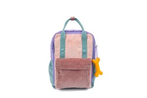 Stones and Bones rugzakje, Kleuterschool Ivy Corduroy lavendel/roze