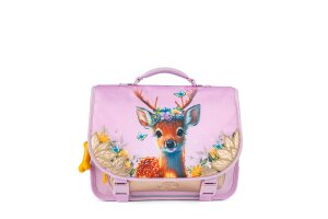 Stones and Bones boekentas, Lagere school Lotus Fairy fawn mauve