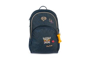 Stones and Bones rugzak, Lagere school Aspen La vie en rose navy