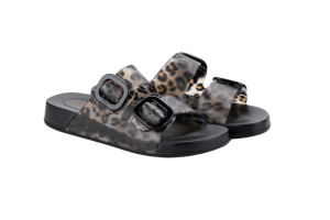 Igor slippers, zwart leopard (maat 36-41)