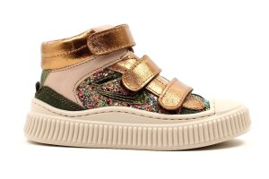 Bana & Co basketter, groen/brons (maat 26-33)