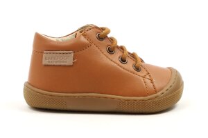 Naturino veterschoentjes BAREFOOT, cognac (maat 18-24)