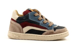 Stones and Bones baskettertje, blauw/bordeaux (maat 21-26)