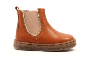 Bisgaard laarsje warmgevoerd, cognac warmgevoerd (maat 20-29)