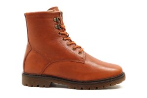 Bisgaard veterboots, cognac warmgevoerd  (maat 30-40)