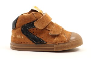 Ocra préstappers, cognac/zwart (maat 19-22)
