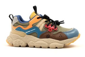 Naturino x FlowerMountain, multicolor kaki (maat 26-36)