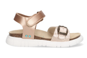 Bunnies sandalen, rosé metallic (maat 27-35)